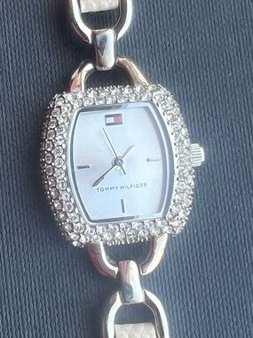 Tommy Hilfiger Silver Crystal bezel Women's Watch - Vintage